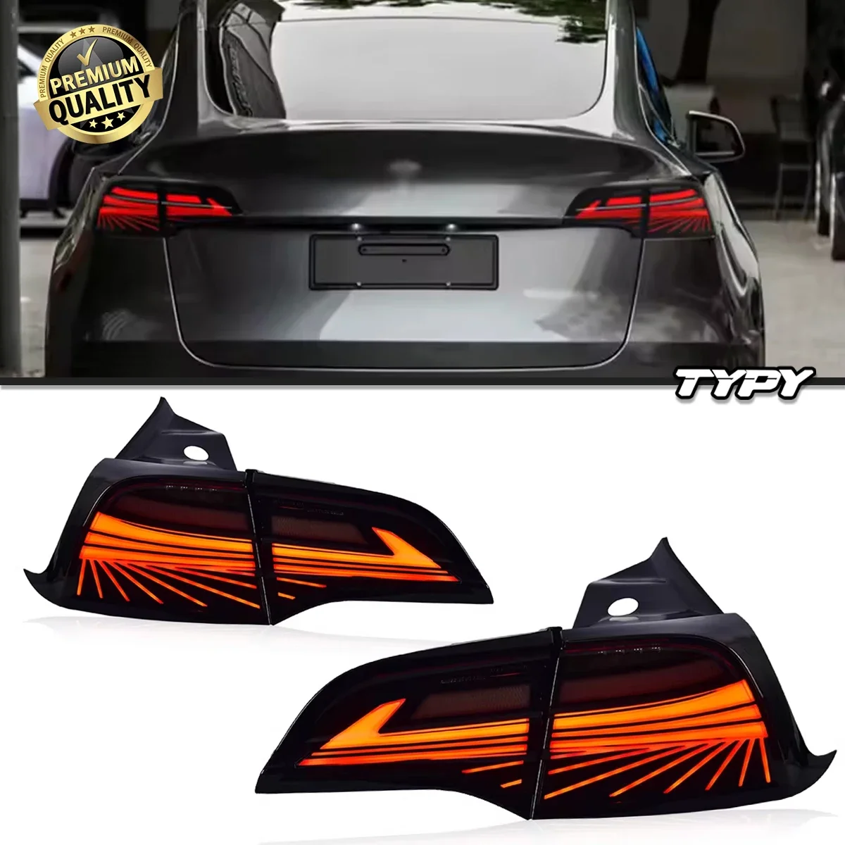 Car Head Lamp For Tesla Model 3/Y 2019-2022 Upgrade Modified To New Dynamic Turn Signal Car LED Headlight Assembly
