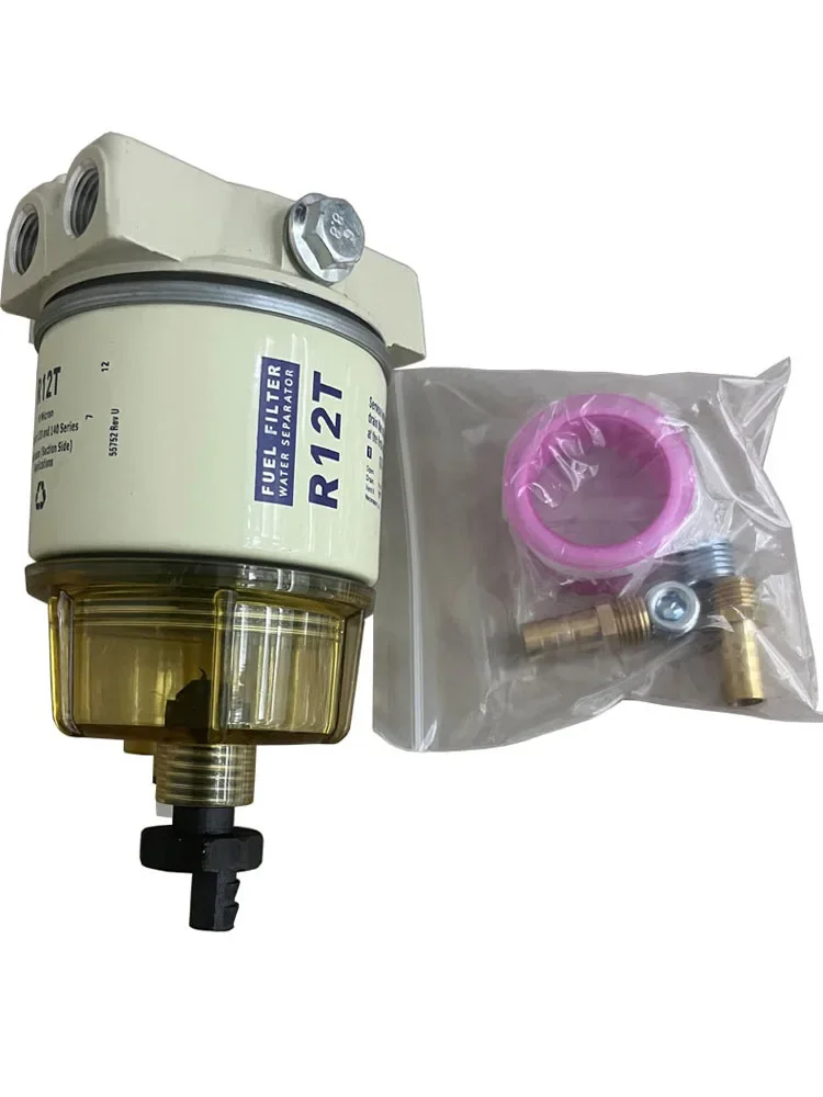 The new R12T marine oil water separator is suitable for Yamaha Mercury Suzuki Yum ō ng outboard engine speedboats