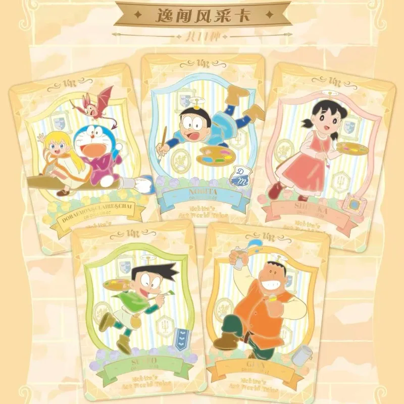 KAYOU Authentic Doraemon Card DaXiong's Painting Adventure and Shadow Bag Kawaii Anime Peripheral Collection Card Gift
