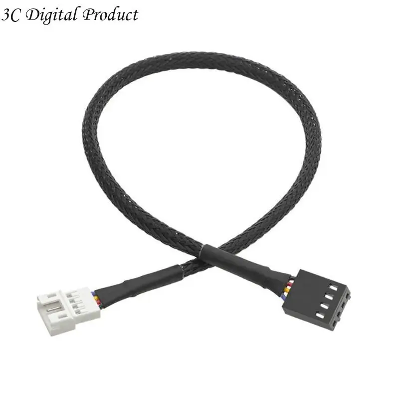 4PIN Black Black Board Fan Cable y Splitter Pwm Cable Line Computer PC вентилятор Q84A
