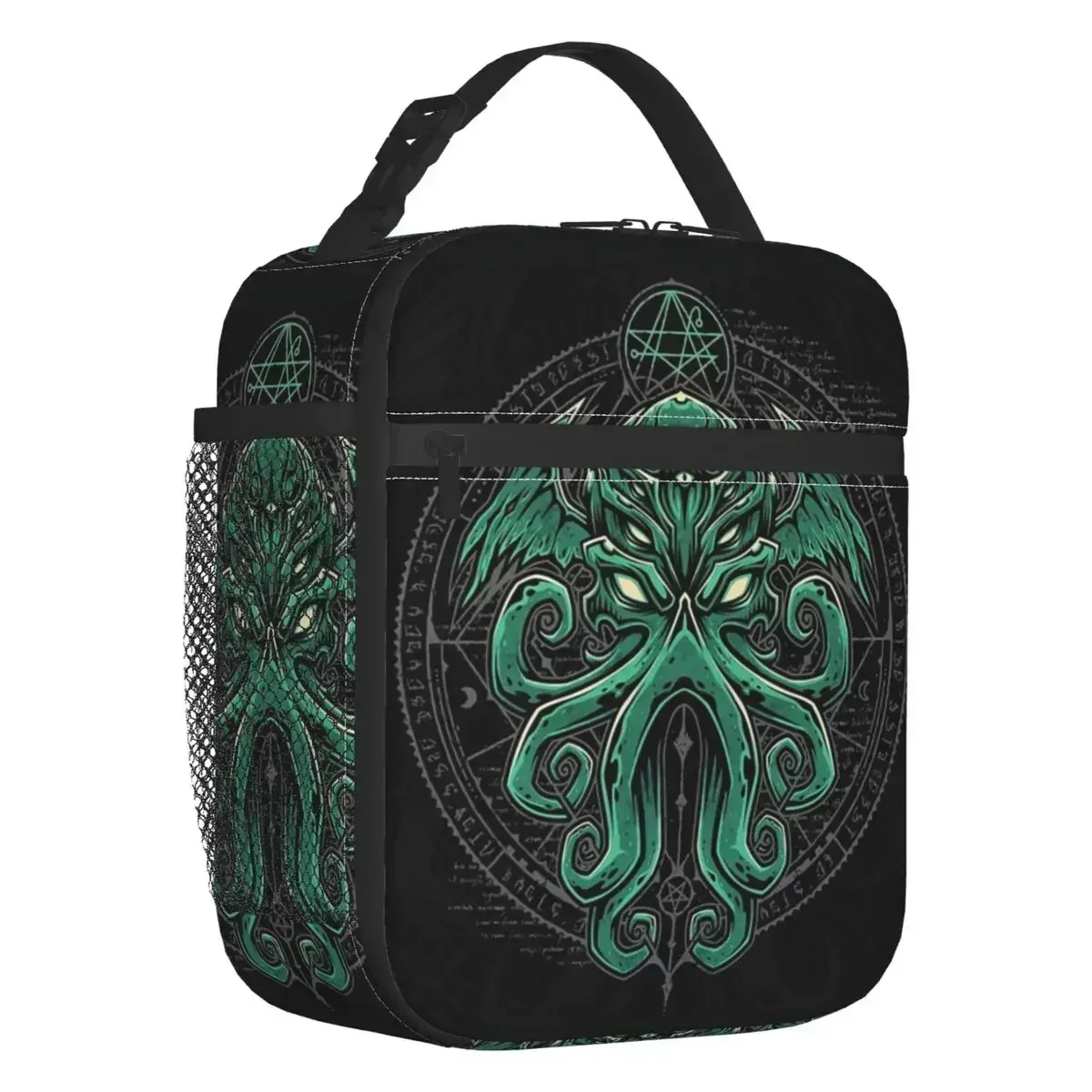 

Lovecraft Great Cthulhu Insulated Lunch Tote Bag Horror Octopus Tentacle Resuable Thermal Cooler Bento Box Work School