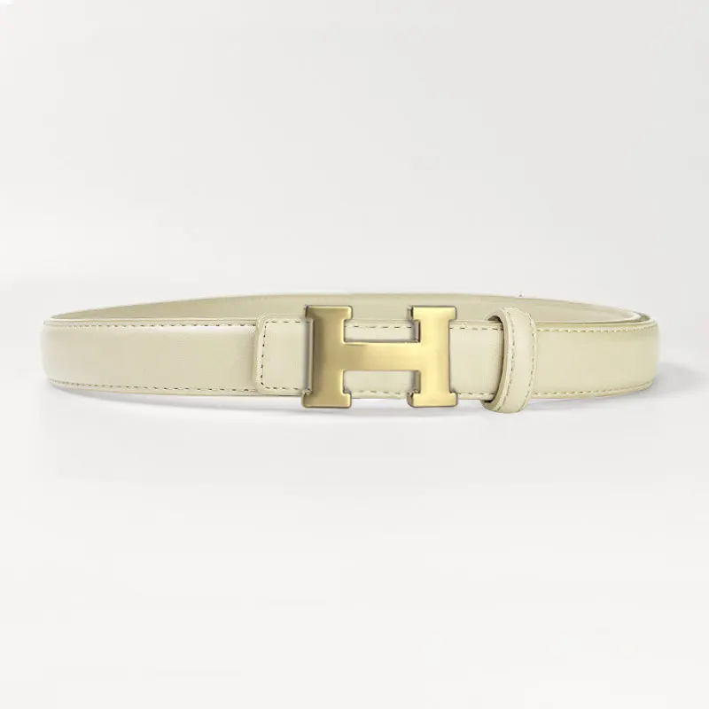 حزام نسائي عتيق ذهبي أسود من الجلد الأصلي مع إبزيم من جلد البقر للسراويل الجينز والفساتين من ماركة مشهورة