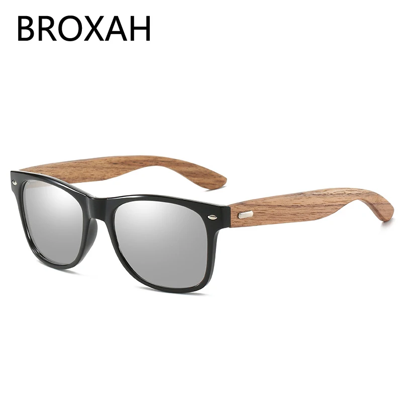 Retro Walnut Wood Sunglasses for Men and Women 2024 Classic Polarized Sun Glasses Car Driving Glasses Mirror Eyewear