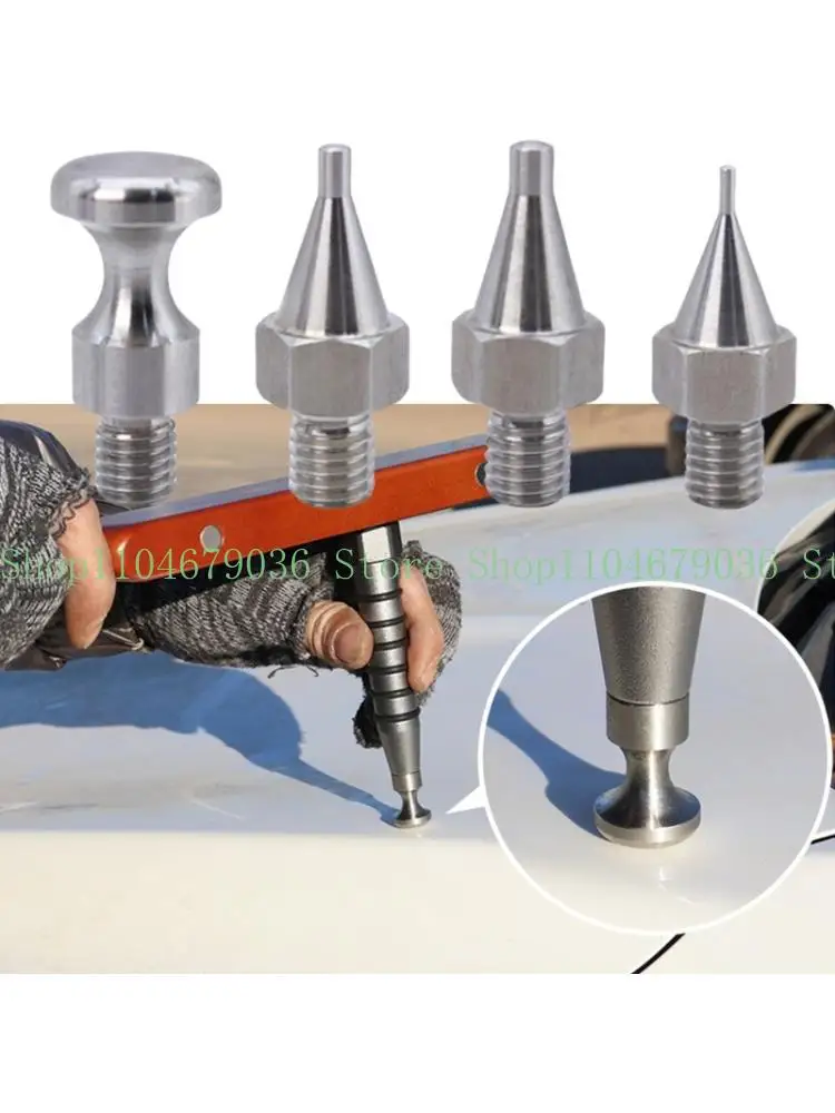 

652F 4pcs Tapper Tool Head Replacement Heavy Duty Repair Dent Tool Heads Professional Dent Puller Repair