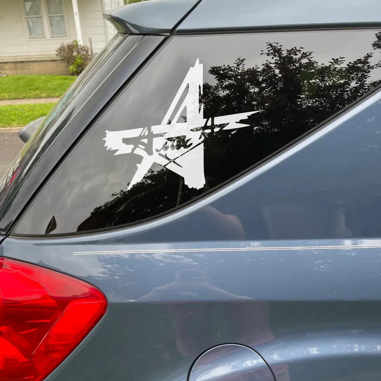 Five Pointed Star Grunge Graffiti Waterproof Vinyl Decal Sticker Car Motorcycle Helmet Laptop Tank Fairing Styling Decoration