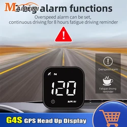 G4S GPS Smart Gauge Head Up Display For HUD Auto Computer Speedometer Display KMH MPH Time Compass Car Electronics For All Car