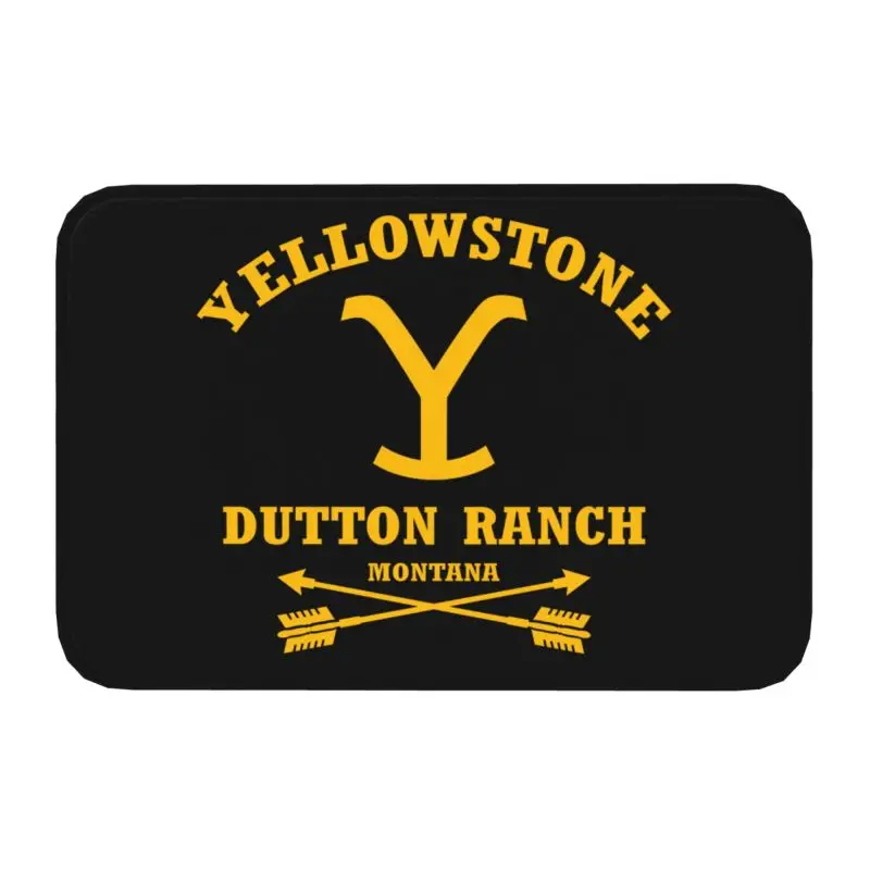 Custom Yellowstone Dutton Ranch Doormat Non-Slip Entrance Bath Kitchen Floor Door Mats Living Room Rug Carpet Footpad