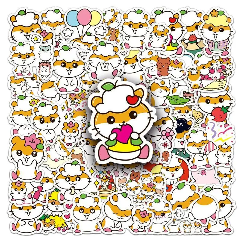 50 pièces Sanrio Corocoro kuririn Pcv étanche auto-fait Graffiti autocollants Iapd papeterie vélo décoration autocollants fille cadeau