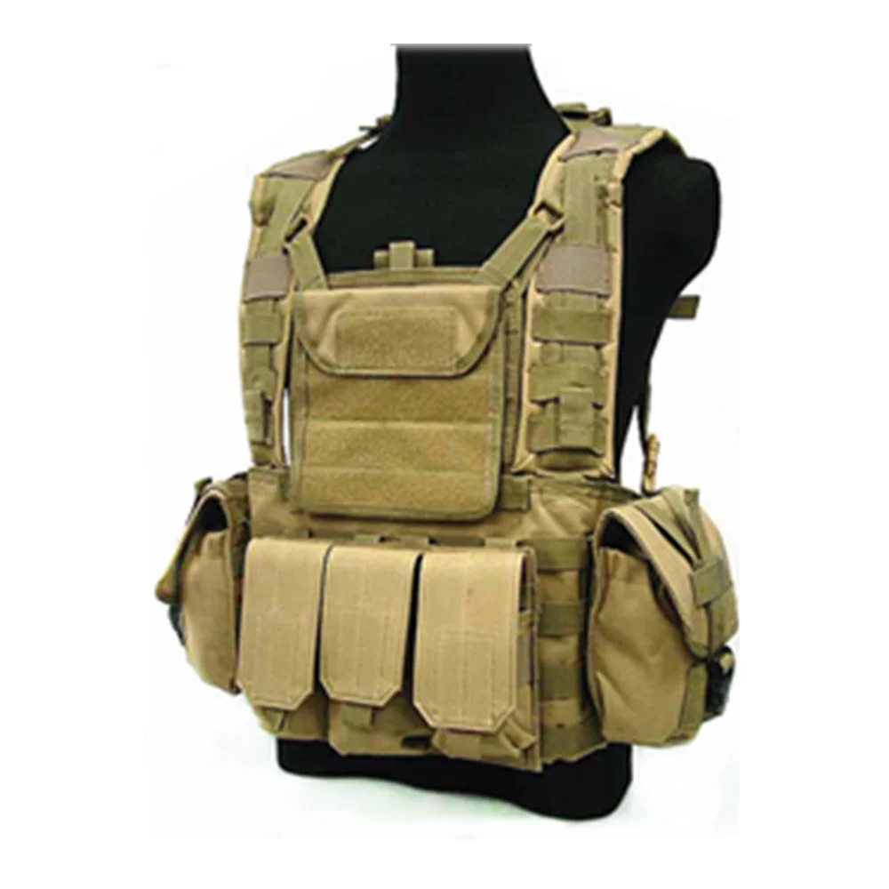 

Can Put Water Bag Outdoor Shooting Camouflage Tactical Combat Waistcoat Tops Field CS Paintball Hunting Pocket Protect Gear Vest