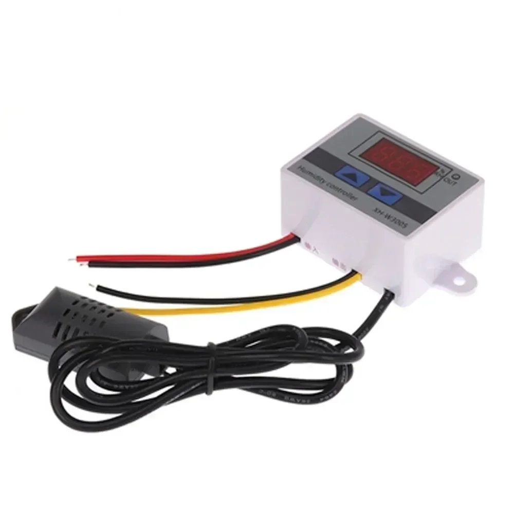 XH-W3005 DC 220V 10A Digital Humidity Controller Hygrometer Control Switch 0~99%RH Hygrostat w/ Humidity Sensor