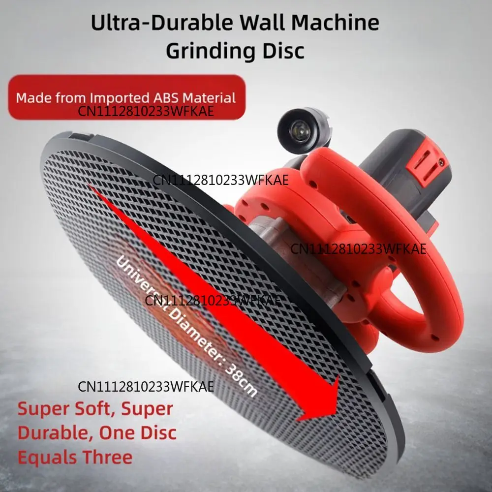 ABS Wall Grinding Disc Floor Smoothing Thicken Widen Concrete Floor Sander Wear-resistant Black White Cement Trowel Plate