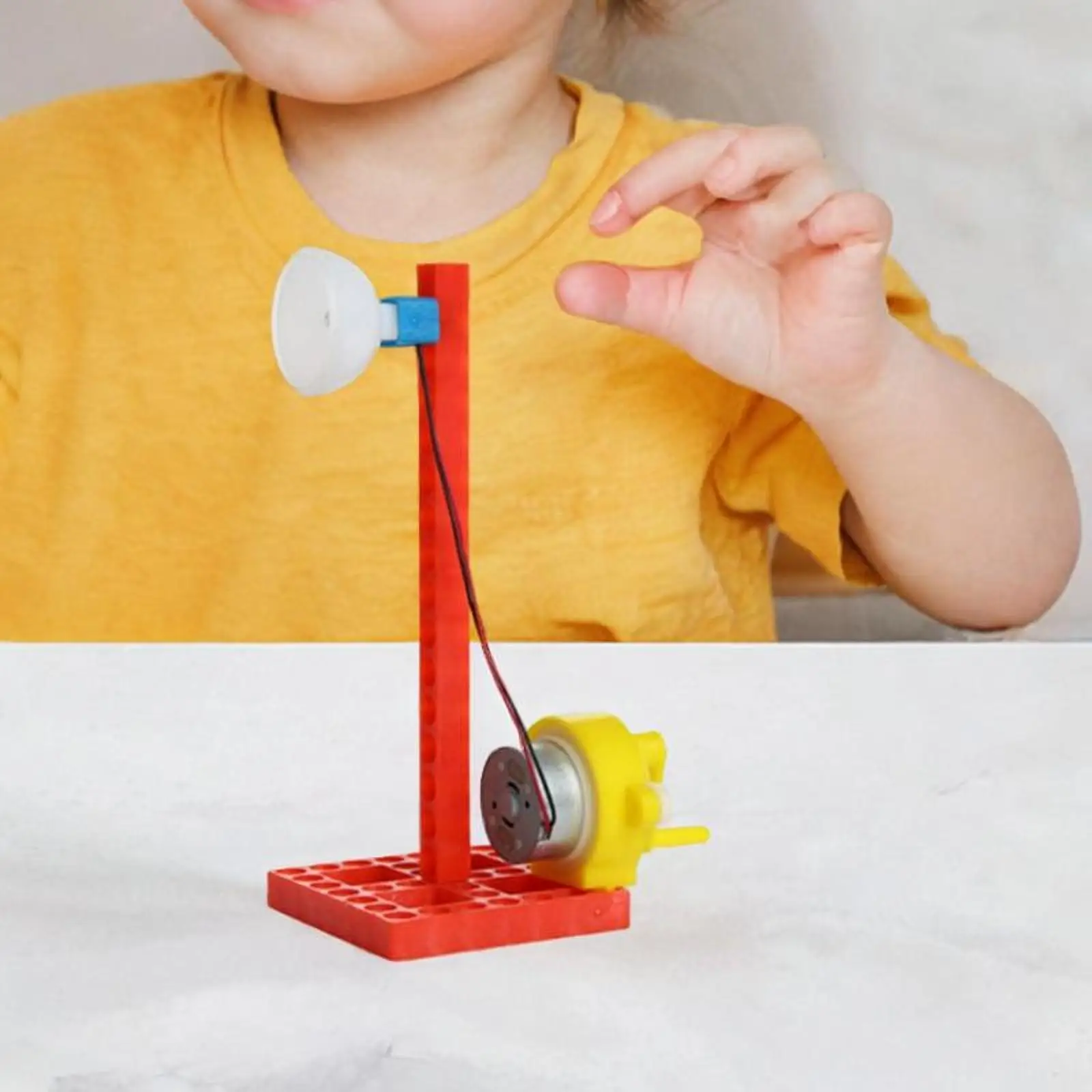 Handheld Crank Generator Detachable Compact Easy to Use Portable Physics Teaching Aid for Learning Science Physical Children