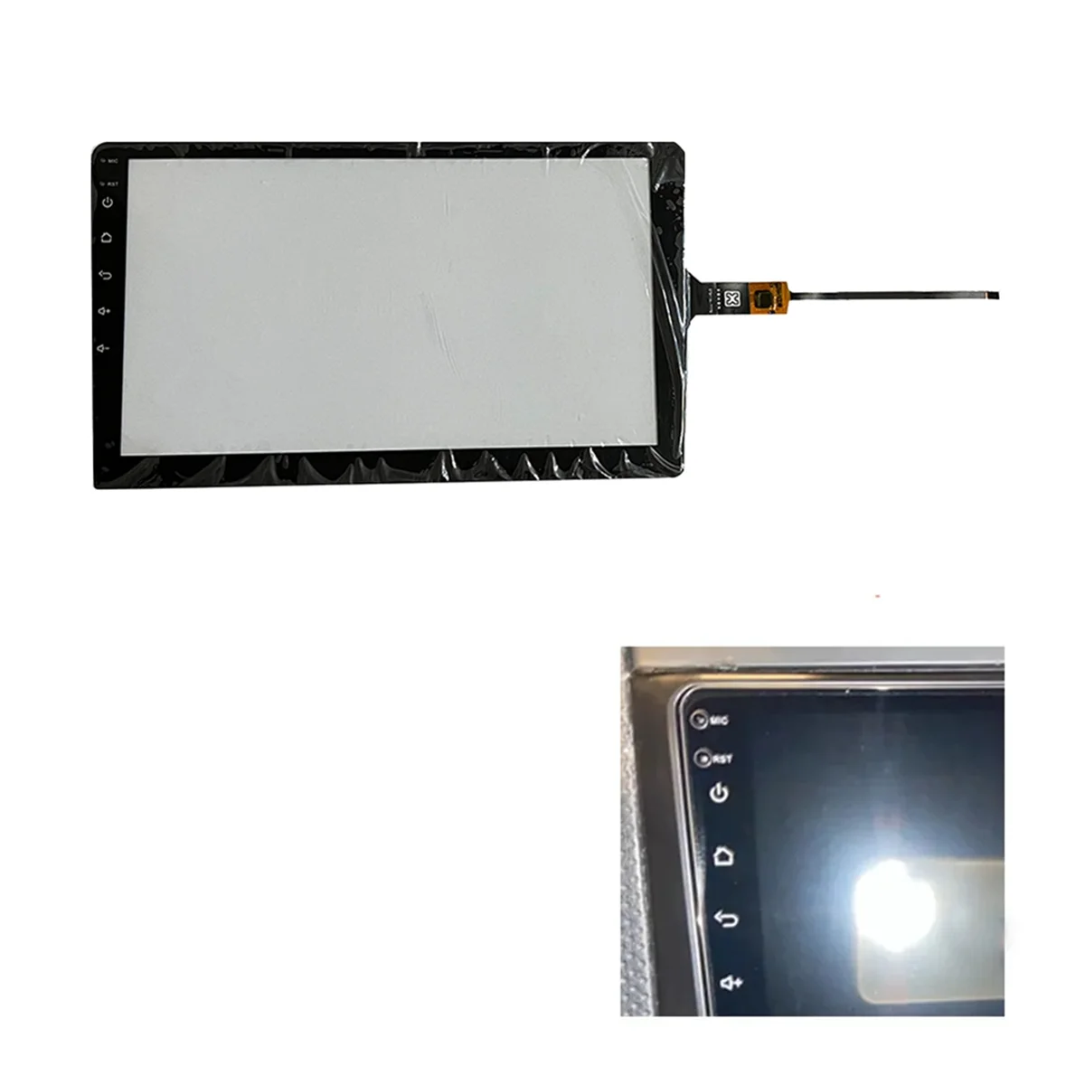 10.1 Inch Radio Stereo DVD Touch Screen for TEYES CC2 CC3 Digitizer DVD Touch Full LCD Screen