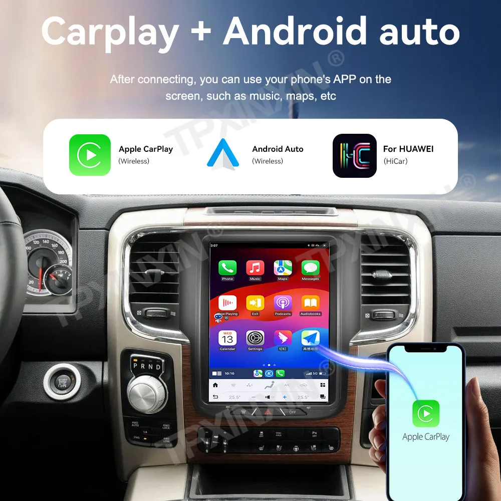

For Dodge Ram 2011-2017 Android Car Radio Multimedia Video Player Wireless Carplay Autoradio Stereo GPS Navigation Head Unit