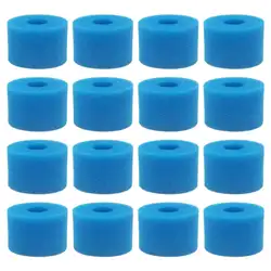 16Pc for Intex Pure Spa Reusable Washable Foam Hot Tub Filter Cartridge S1 Type