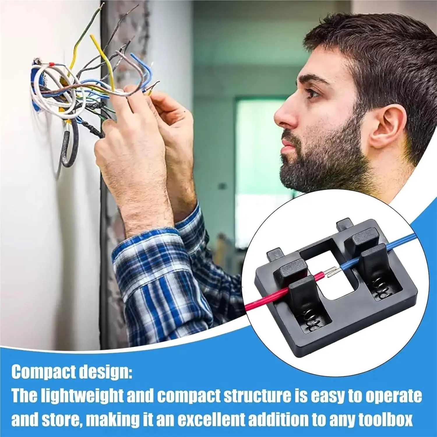 Electric Wire Welding Fixture Stabilizing Holder Adjustable Helping Hands Tool for Soldering Electronic Repair Automotive Wiring view 6
