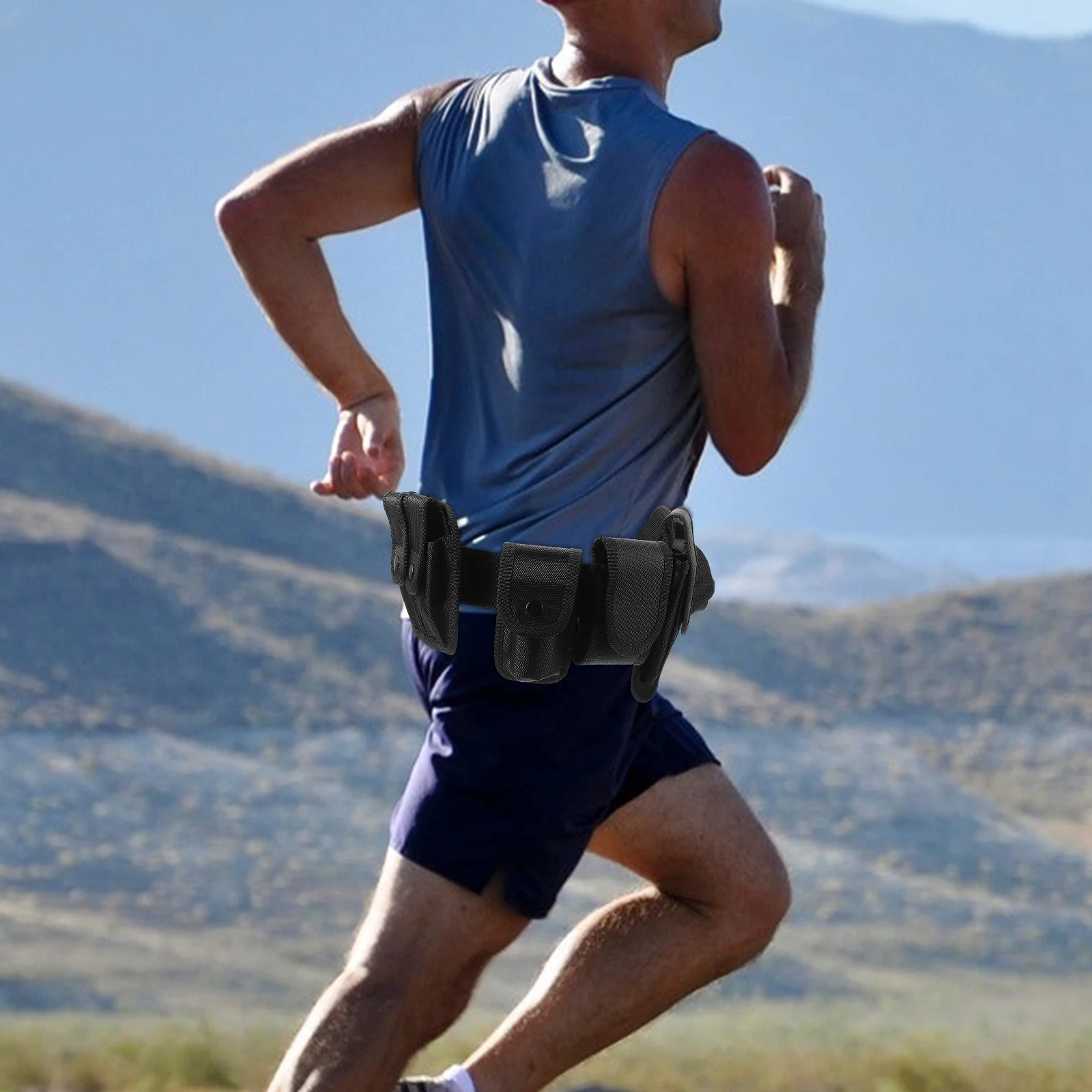 

Heavy Duty Belt 1680D Oxford ABS Waist Belt Multi function Pockets Outdoor Training Gear Storage Accessories