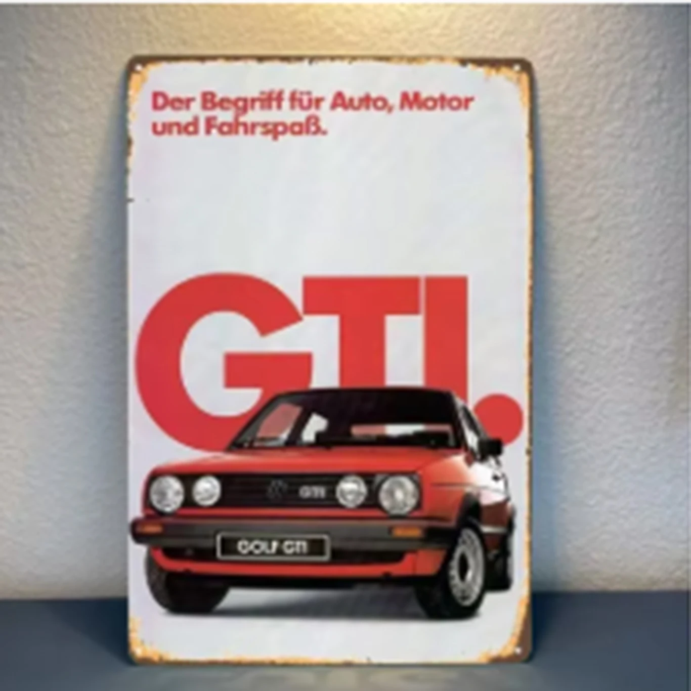 Golf Mk1 Auto-Metallposter-Schild, 20 x 30 cm