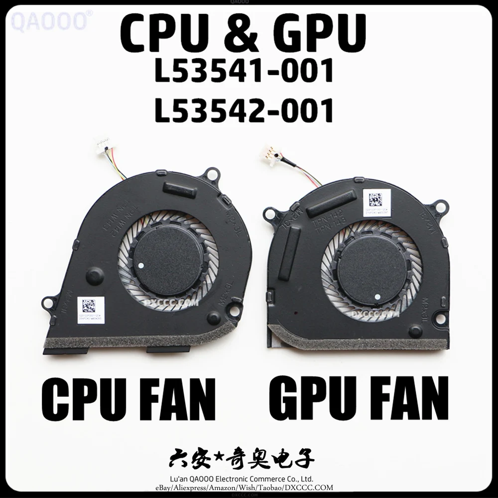 L53541-001 / L53542-001 FOR HP ENVY X360 15-DS 15-DS0004TX 15-DS0006TX 15-DS0010TX 15-DS1018TX TPN-W142 TPN-W143 CPU COOLING FAN