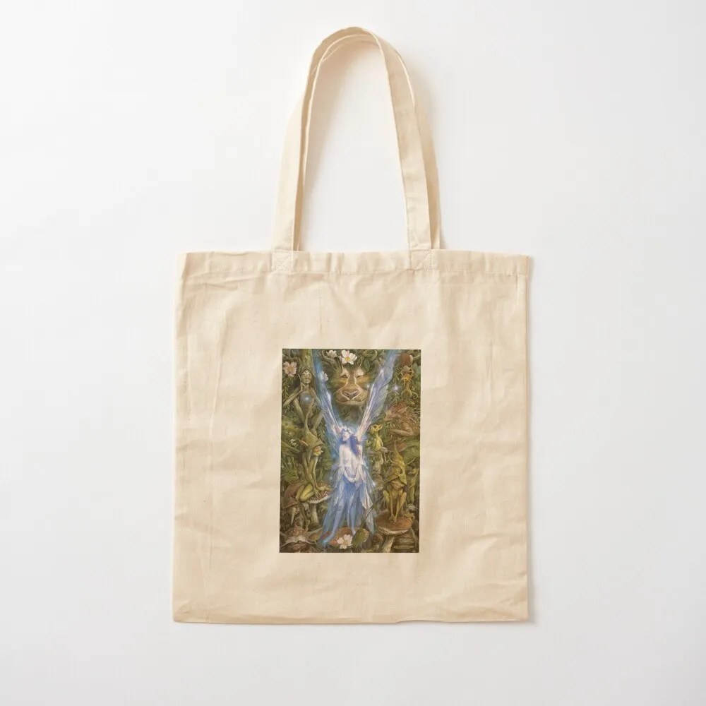 Brian Froud - The Faery Who Was Kissed by the Pixies Tote Bag bag for beach Women's handbag Canvas Tote Bag