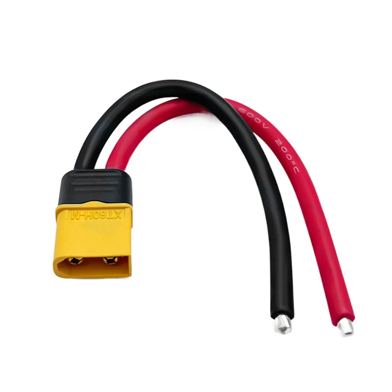 New XT60 Male Female Conversion Plug Connection Cable 12AWG Battery Connector With Silicone Extension Wire