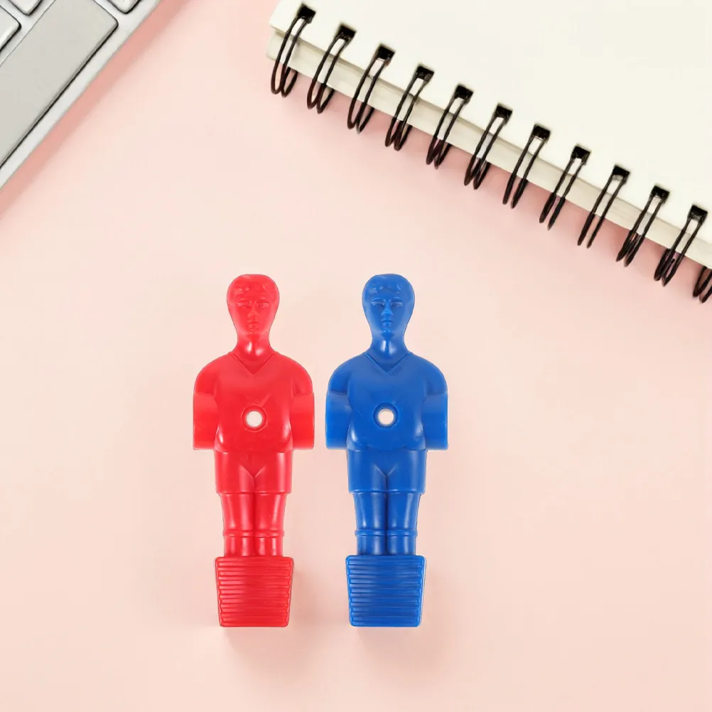 

8Pcs Desktop Football Players with Realistic Arms Foosball Table Replacement Parts Table Soccer Game Accessories Family Friends