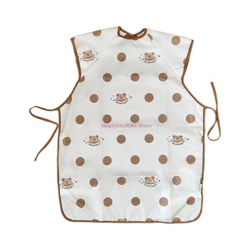 

Toddlers Feeding Bib Water Proofing Nursing Apron Long Sleeve/Sleeveless Smock Infants Burp Cloth for Ages Up to 3 Years G2TD