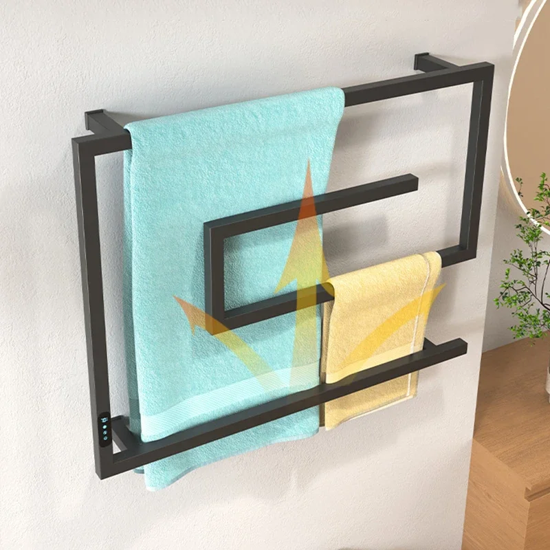 Modern Heated Towel Rack Smart Heated Towel Rails Australia Warmer Bathroom Radiator Electric Towel Warmer - view 2