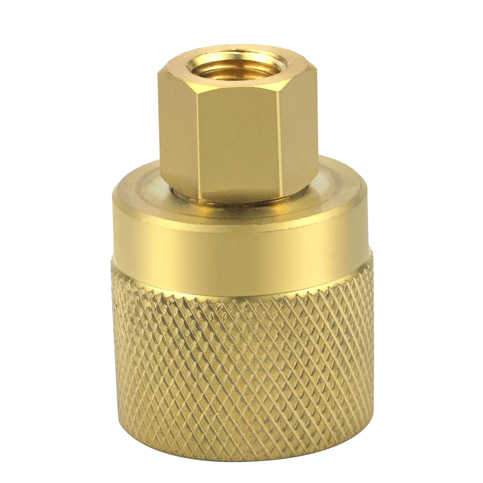 Brass Female Propane Tank Connector RE7141F LPG Forklift Adapter Fitting with Leak-Proof Seal for Gas Cylinder