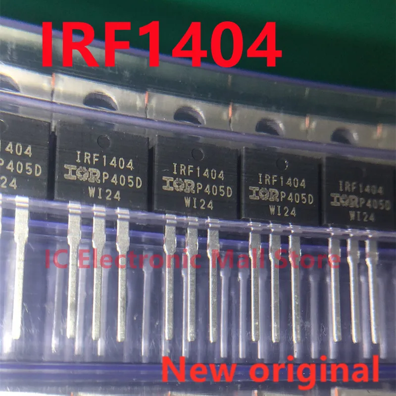 10PCS/Lot 100% Real Original New IRF1404 IRF1404PBF MOS N Channel MOSFET 202A 40V IRF1404N  TO-220