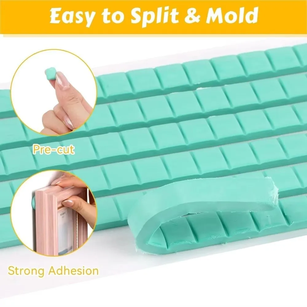 30/48/96 قطعة قابلة لإعادة الاستخدام قابلة لإعادة الاستخدام لاصق الطين مبتذل هلام مسمار الممارسة أداة مسمار الفن الطين لتقوم بها بنفسك متعددة الوظائف تنظيف الغراء