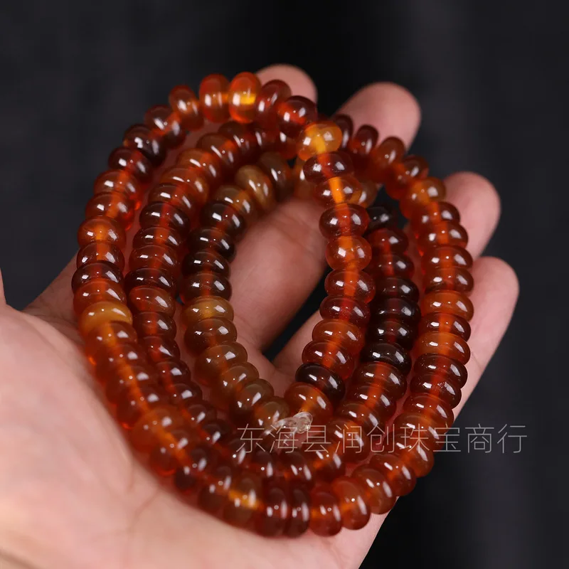 Tibetan-Style Cow Horn Abacus , 108 Beads, Bracelets And