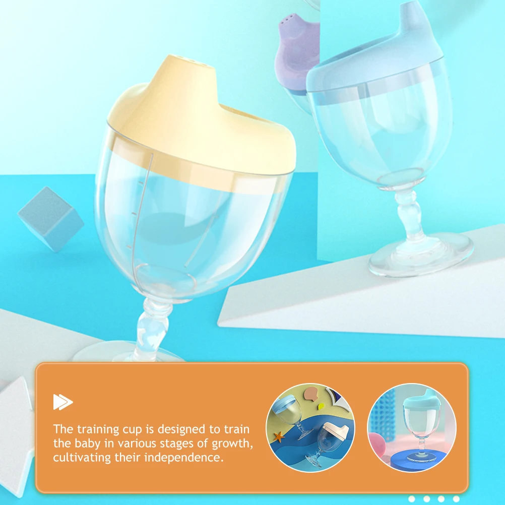 

Kids Drinking Spill Proof Toddler Milk Juice Baby Training Cups Water Bottle with StrawPP Cover PC Material Safe for Travel