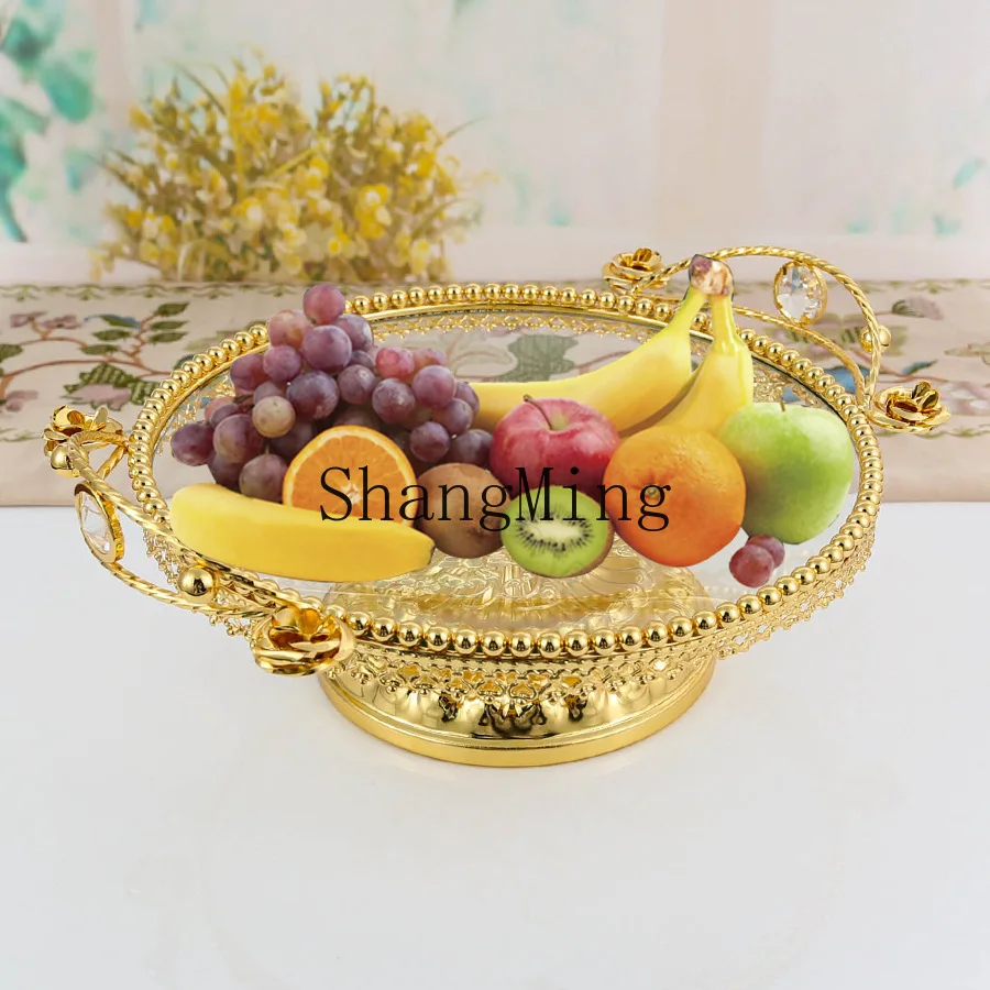 

CL Living Room Coffee Table Fruit Plate Fruit Bucket Basin Dim Sum Plate Western Plate Decorative Ornament