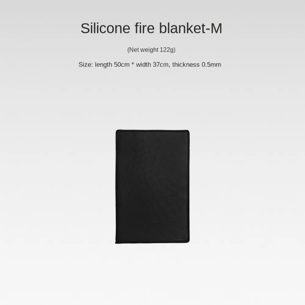 

Glass Coated Camping Fireproof Cloth Fiberglass Multidimensional Outdoor Under Grill Mat Black/Khaki Blanket Flame Retardant Mat