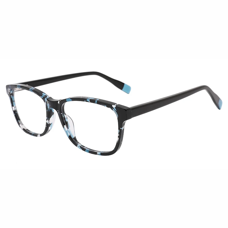 Kirka Men's sheet optical glasses frame large  rectangle adult glasses prescription myopia glasses frame blackWD2225