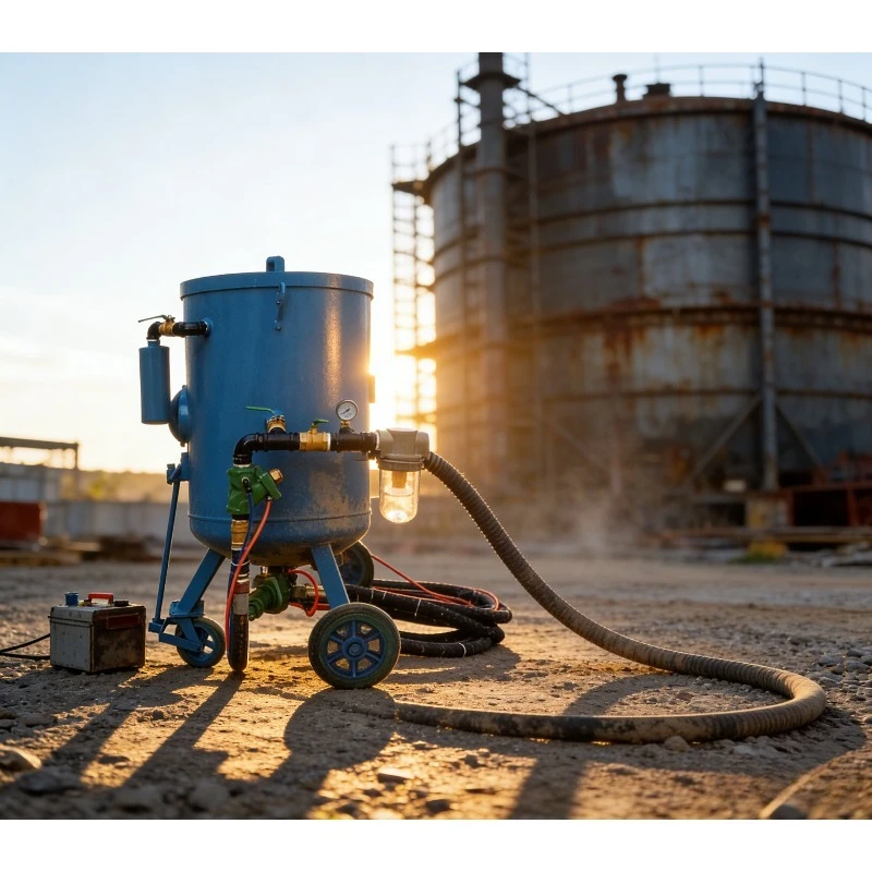 

Direct Manufacturer Sandblasting Machine Best Price for Surface Cleaning Derusting and Coating Prep