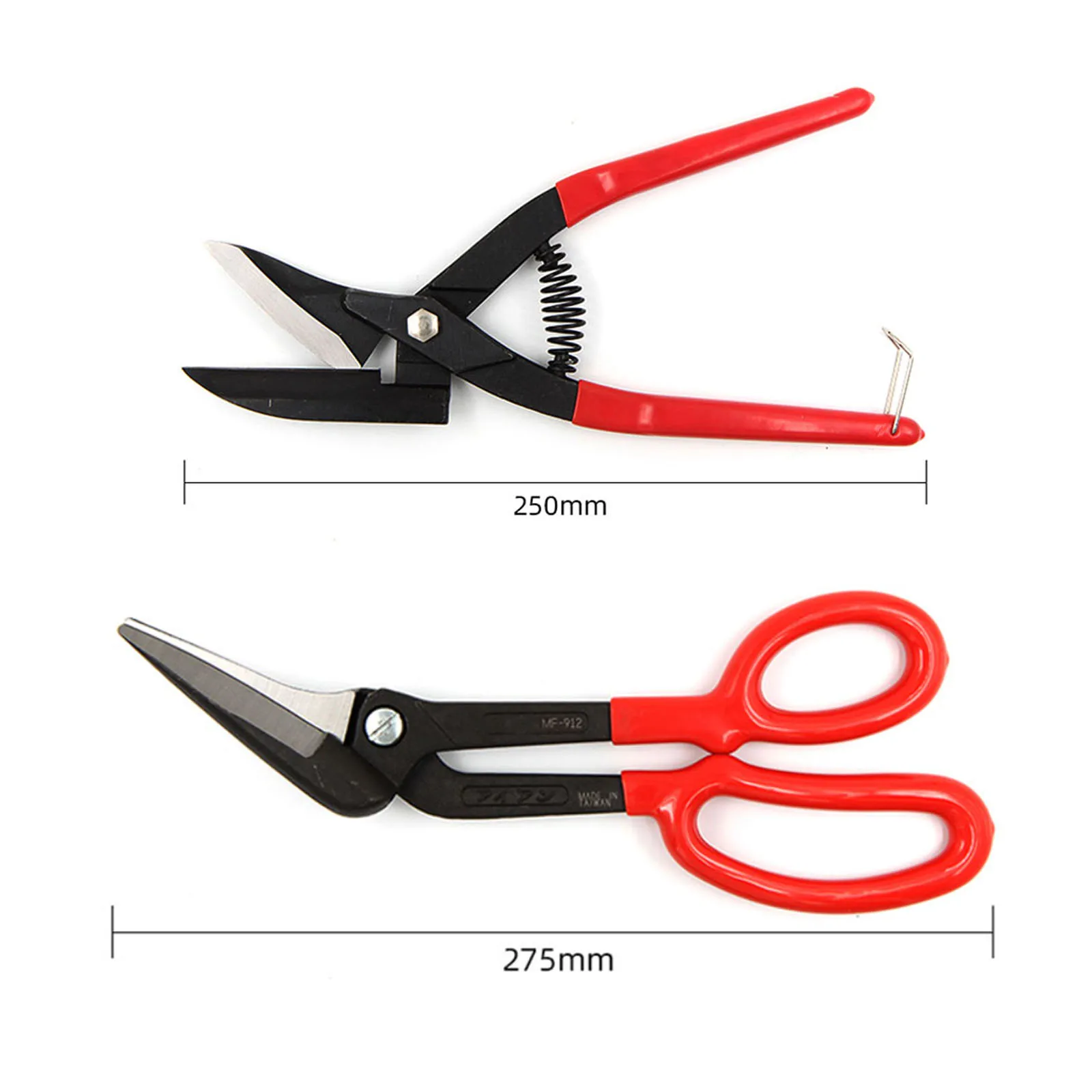 Multifunction Stainless Steel Sheet Scissors, Industrial Grade Thin Iron Metal, Aluminum, Copper & Carpet Cutting Shears