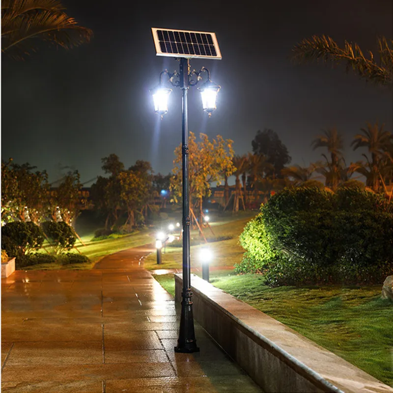 Solar LED Garden Street Road Lamp Outdoor Light Solar Panel Sunlight Outdoor Solar Spotlights Garden Decoration Outdoor Lamp