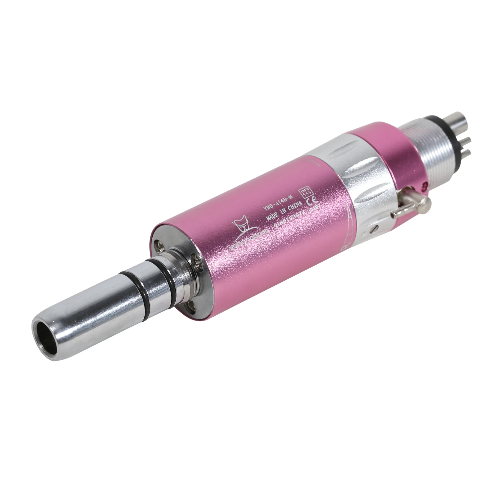 den tal Slow Low Speed E-type Air Motor Micromotor 4 Hole Handpiece Fit N-S-K EP(Pink)