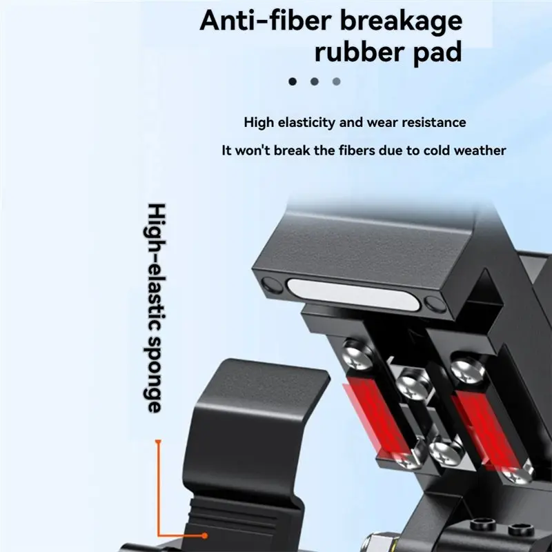 HB-08 Fiber Optic Cutter Tool Set With Hot Melt Cold Splicing Cable Cutter Plier Fiber Fusion Splicing Machine-A86G
