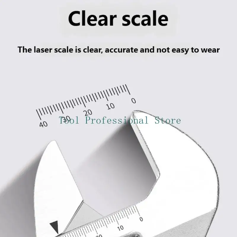 57QF Professional Adjustable Wrenches With Clear Scale Marking For Precise Adjustments