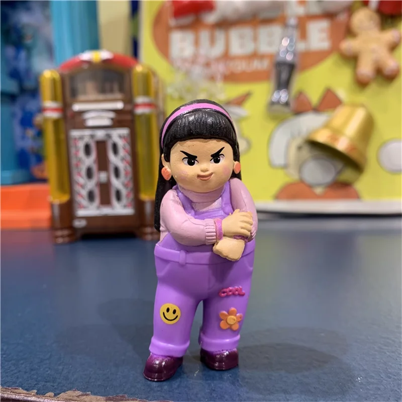 6cm Cartoon movie turn to the red panda Abby action figure Doll hard PVC collection Meilin Lee model toy