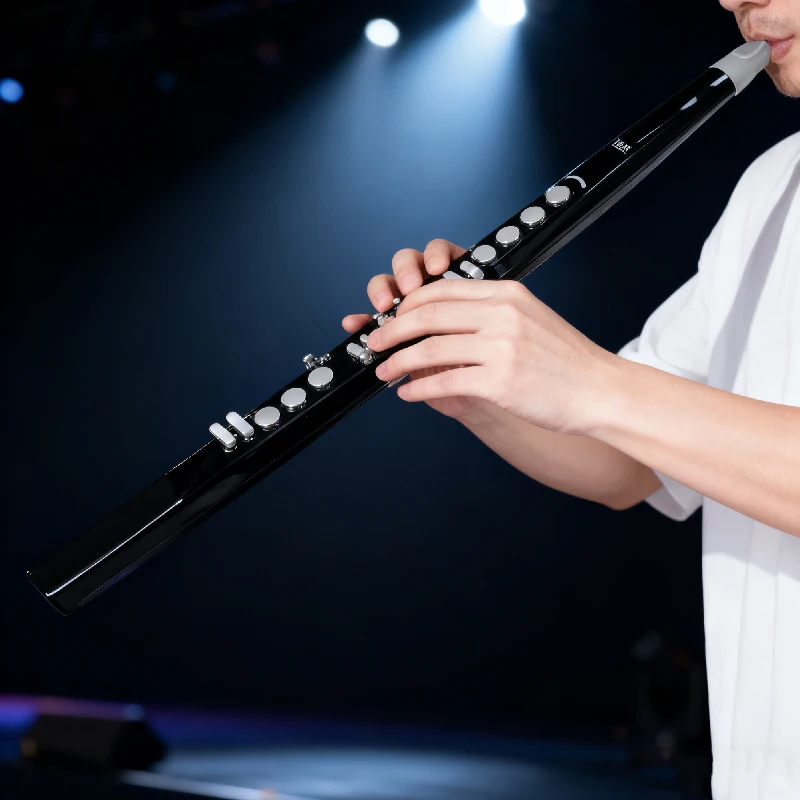 

IRIN Mini Electric Blowpipe Saxophone Flute Wind Musical Instrument MIDI Out Professional Electronic SaX Removable Mouthpiece