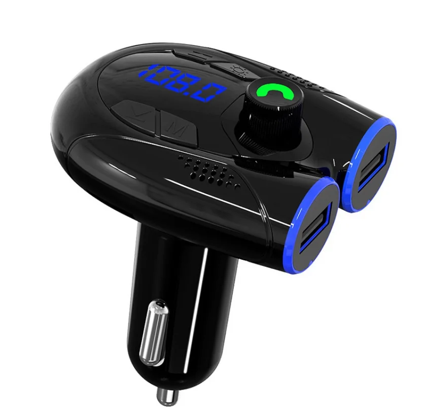 

Car Bluetooth 5.0 MP3 Player LED FM Transmitter Hands-Free Car Audio Receiver USB Type C Charger U Disk TF Lossless Music G68