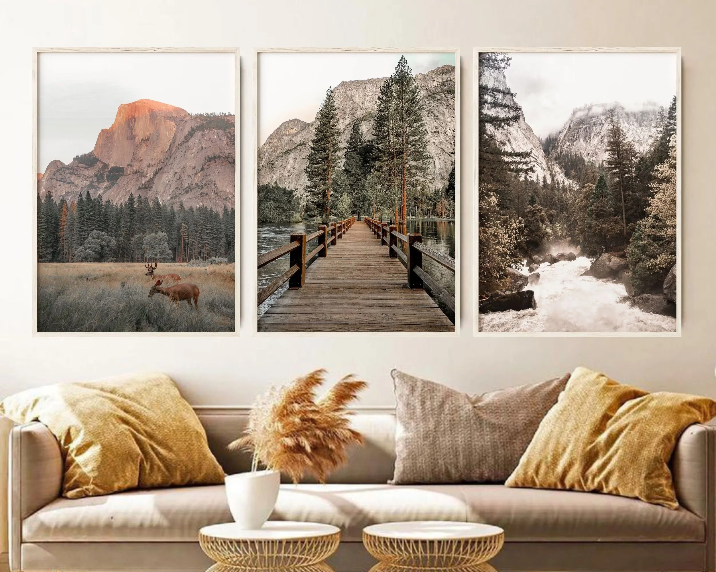 Yosemite Wall Art Set of 3, La - đánh giá và giá Photography Yosemite