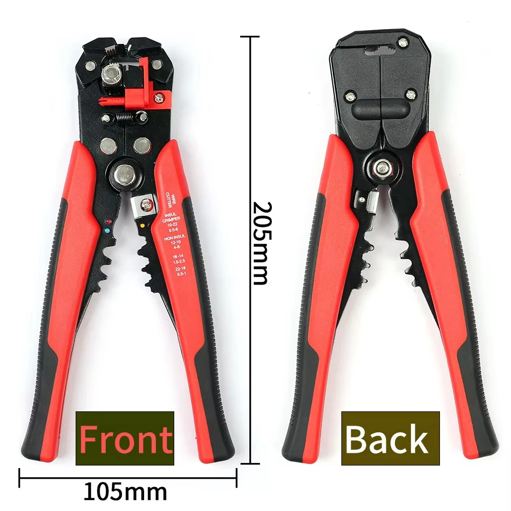 Self Adjust Automatic Wire Stripper Multifunctional Cable Strip Crimp Cut Plier Electrical Terminal Crimper Repair Hand Tool