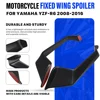 오토바이 액세서리 고정 날개 페어링 Yamaha YZF R6 2008-2016 용 소형 Winglets 스포일러 공기 역학적 날개 4