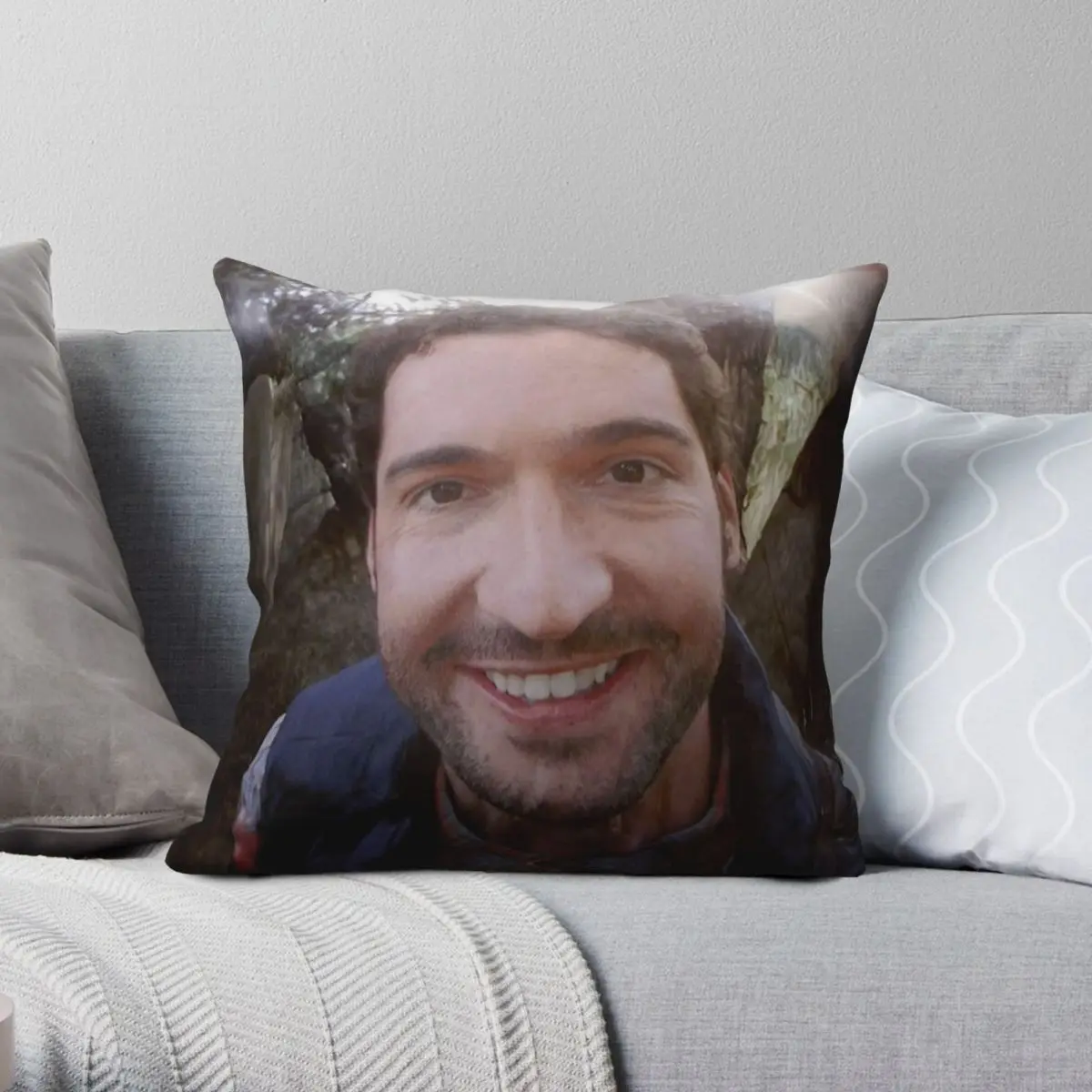 Miranda Gary Preston Tom Ellis Square Pillowcase Polyester Linen Velvet Creative Zip Throw Pillow Case Home Cushion Cover 18