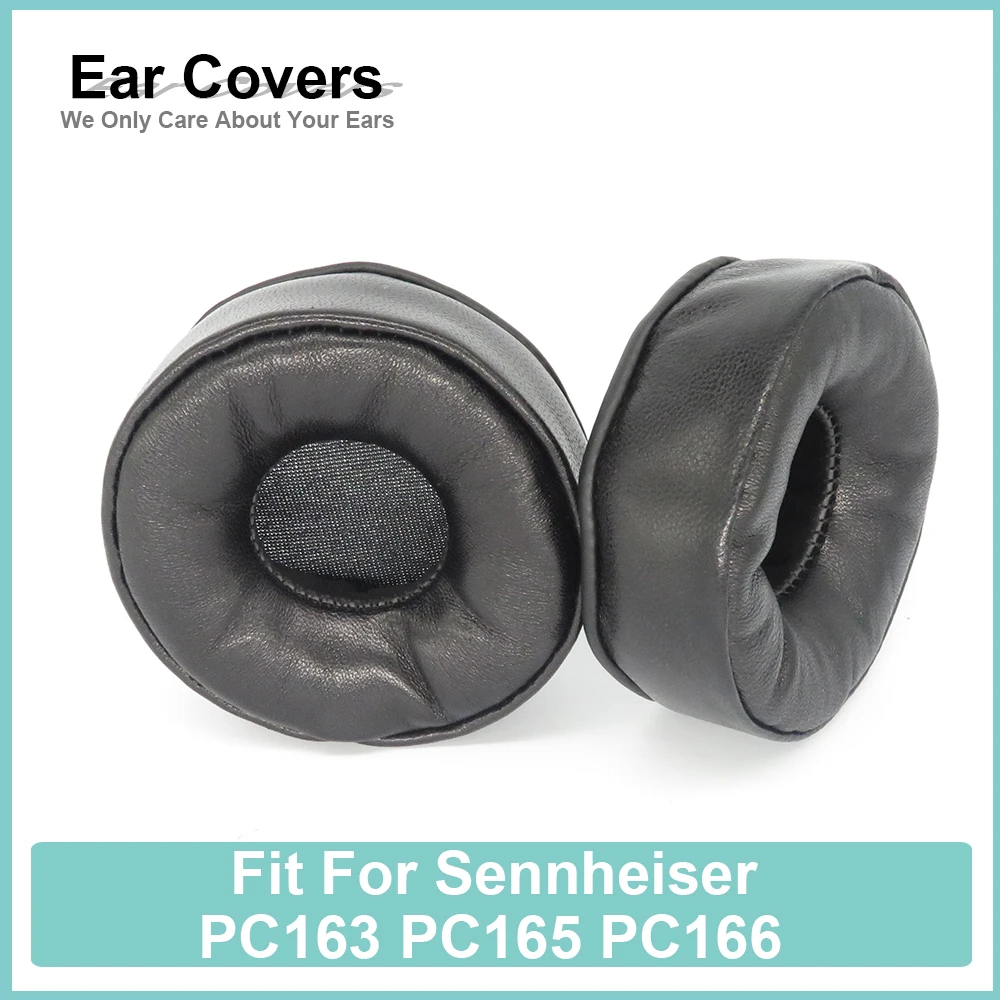 PC163 PC165 PC166 Earpads For Sennheiser Headphone Sheepskin Soft Comfortable Earcushions Pads Foam